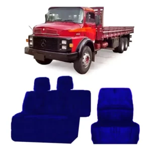 Capa Banco Motorista+carona Sofá Caminhão Mb 1113/1313 Todos