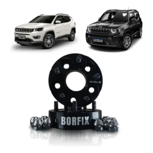 Kit 2 Espaçadores De Rodas 38mm Compass Renegade