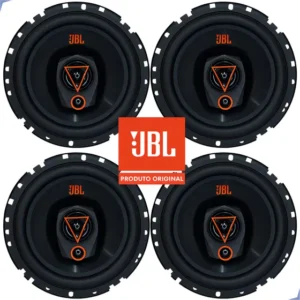 Tipo de alto-falante triaxial JBL 6TRMS80 para carro/caminhonete cor preto 6" X 2.5" X 6 " x 4 unidades
