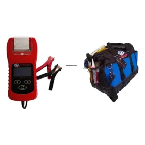 Analisador Teste De Bateria Com Impressora Bolsa Gratis Vermelho