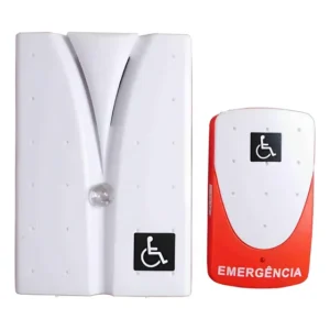 Alarme Campainha Banheiro Emergencia Idoso Pne Pcd Sem Fio