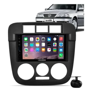 Kit Multimídia Mp5 Gol G4 Android Câmera De Ré 2 Din Tela 7