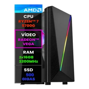Pc Gamer Ryzen 7 5700g 32gb Ram Ssd 500gb Mb Asus 500 Gb 32 Gb Asus