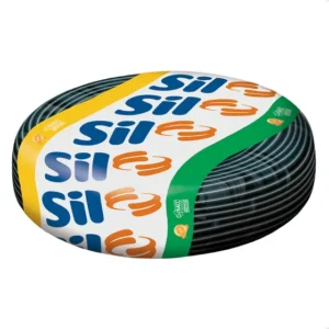 Cabo Flexível 2x2,5mm SIL Fios 30m Preto PVC 300/500V Cobre
