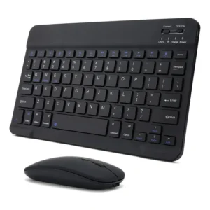 Kit Mouse Teclado Magnético Bluetooth Para Tab S6 Lite P610 Preto
