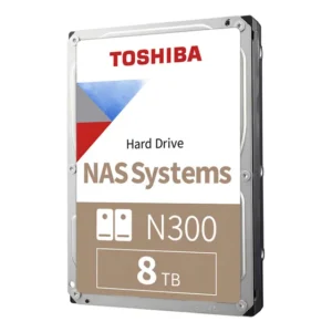 Disco rígido interno Toshiba N300 8tb Nas 3.5 - Cmr Sata 6 Gb/s 7200 rpm 512 MB de cache - HDWG780xzsta