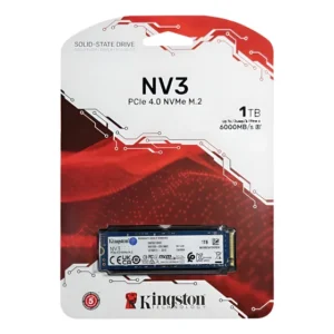 Ssd Kingston 1tb M2 Nvme3 Interno Pcie Gen 4.0 Leitura 6000mb/s Gravação 4000mb/s - Original Azul-aço Azul