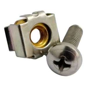 Kit Porca Gaiola M5 + Parafuso P/rack De Telecom Com 25 Pçs