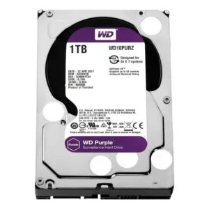 Hd 1tb Wd Purple Sata Iii Surveillance 5400rpm