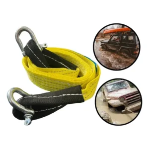 Cinta Fita Reboque 4x4 10 Toneladas X 15 Mts Dupla Costura Preto