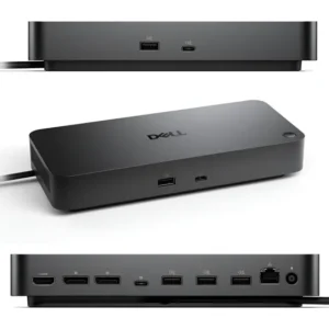 Dock Station Universal Dell Wd25 4 Telas Usb-c + Fonte 130w 127/220v