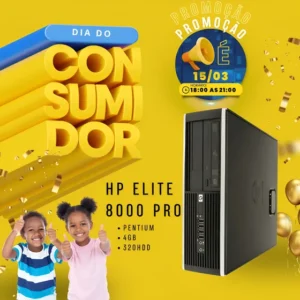 Desktop Hp Compaq 8000 C2d E7500 4gb Ddr3 Hd 320gb Win10 - Aceitável (recondicionado) (Recondicionado)