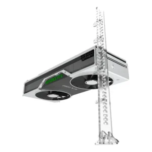 Suporte Slim Vertical Altura Ajustável Para Placa De Vídeo Cor Transparente