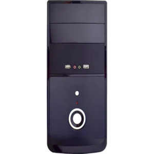 Gabinete Mid Tower K-Mex CM-3B22 Preto 2 Baias USB ATX Micro ATX