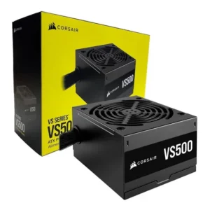 Fonte Gamer Corsair Vs500 500w 80plus White Pfc Ativo Bivolt