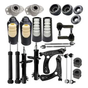 Kit Suspensão Amortecedores Dianteiro Traseiro Bandeja Terminal Axial Bieleta Bucha Audi A1 2011 2012 2013 2014 Até 2018