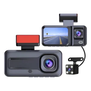 Câmera Veicular Full Hd Ka2491 Visão Dentro Atrás E Frente