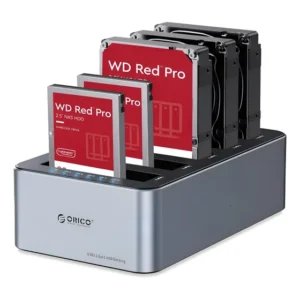 Dock Station Sata 2.5/3.5 Com 5 Entradas - Clone Offline 127/220v