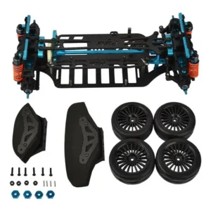 Estrutura De Chassi 1/10 Rc Crawler Metal 257 Mm Com Distânc