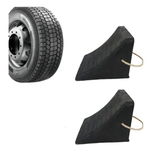 Par Calço De Roda Para Caminhao Caminhonete - Nbr 9735 Cor Preto
