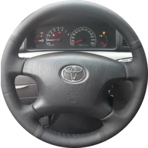Capa De Volante Costurada Corolla Xei E Seg 2003 Até 2008 Linho