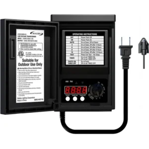 Transformador De Iluminação Exterior Malibu 1 Negro