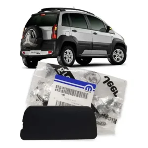 Tampa Rack Teto Direito Fiat Idea Adventure 2006/2017 Preto