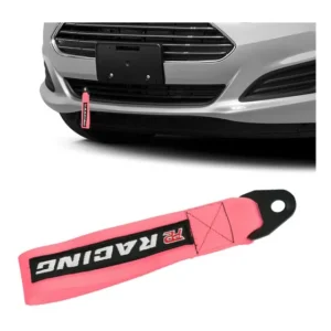 Cinta Reboque Engate Tow Strap Fita Esportiva Rosa Rosa