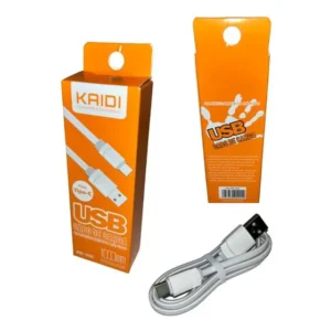 KAIDI KD-39C Cabo carregamento USB C Android 1M