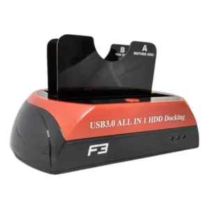 Dock Station P/ 2x Hds Sata Hdd Ssd 2.5 3.5 Usb 3.0 127/220v