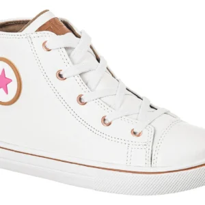 Tênis Casual Infantil Feminino Enfeite Estrela Escolar Moda