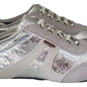 Tenis Ana Capri Feminino Casual Elegante Prata