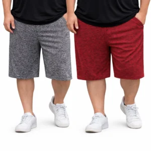 Kit 2 Bermuda Short Masculino Dry Fit Academia Plus Size