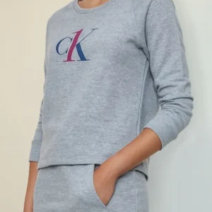 Casaco Calvin Klein Feminino Moletom Lougewear Moda Conforto