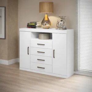 Cômoda Casal Havana Master Santos Andirá Cor Branco