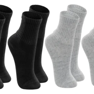 Kit 4 Pares De Meia Infantil Algodão Lupo Sport Cor Sortida