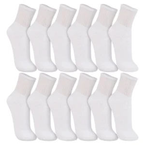Kit Com 12 Pares De Meias Cano Médio Esportiva Trifil