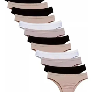 Kit 12 Calcinhas Biquini Microfibra Macia Sem Costura Trifil