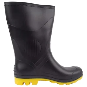 Bota Galocha Impermeável Borracha Pvc Cano Médio Pega Forte