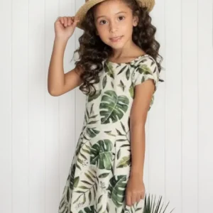 Vestido Infantil Curto - Malwee Carinhoso