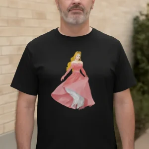 Camiseta Aurora Disney 100% Algodão Feminino Masculino