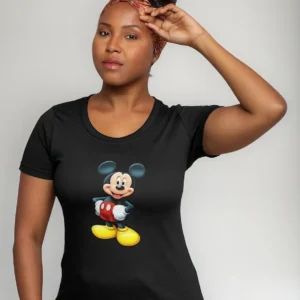 Camiseta Mickey Disney 100% Algodão Feminino Masculino