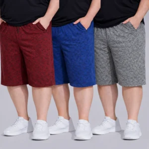 Kit 3 Bermuda Short Masculino Dry Fit Treino Plus Size