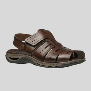 Sandália Pegada Masculina Em Couro Legítimo