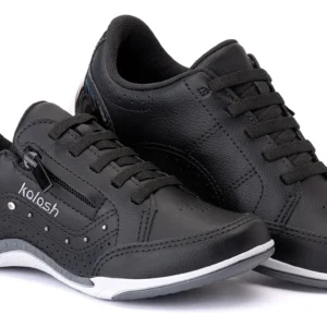 Tênis Feminino Kolosh Zíper Original Confortável Casual Leve