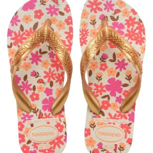 Chinelo Havaianas Infantil Kids Flores Menina Moda Verão