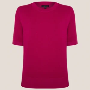 Camiseta Dudalina Mara Pr26 Rosa Escuro Feminino