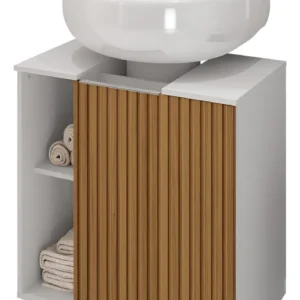 Gabinete De Coluna 01 Porta Com Rodízios Pequin B02 Branco