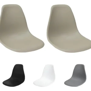 Kit 2 Assento Eames Polipropileno Resistente La Mobilia Estrutura Da Cadeira Fendi