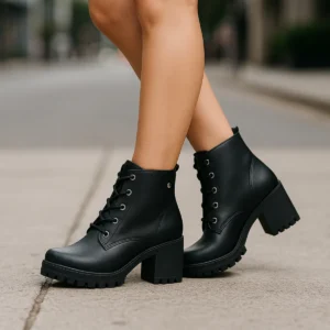 Bota Feminina Ramarim Salto Médio Inverno Trabalho Envio24hr
